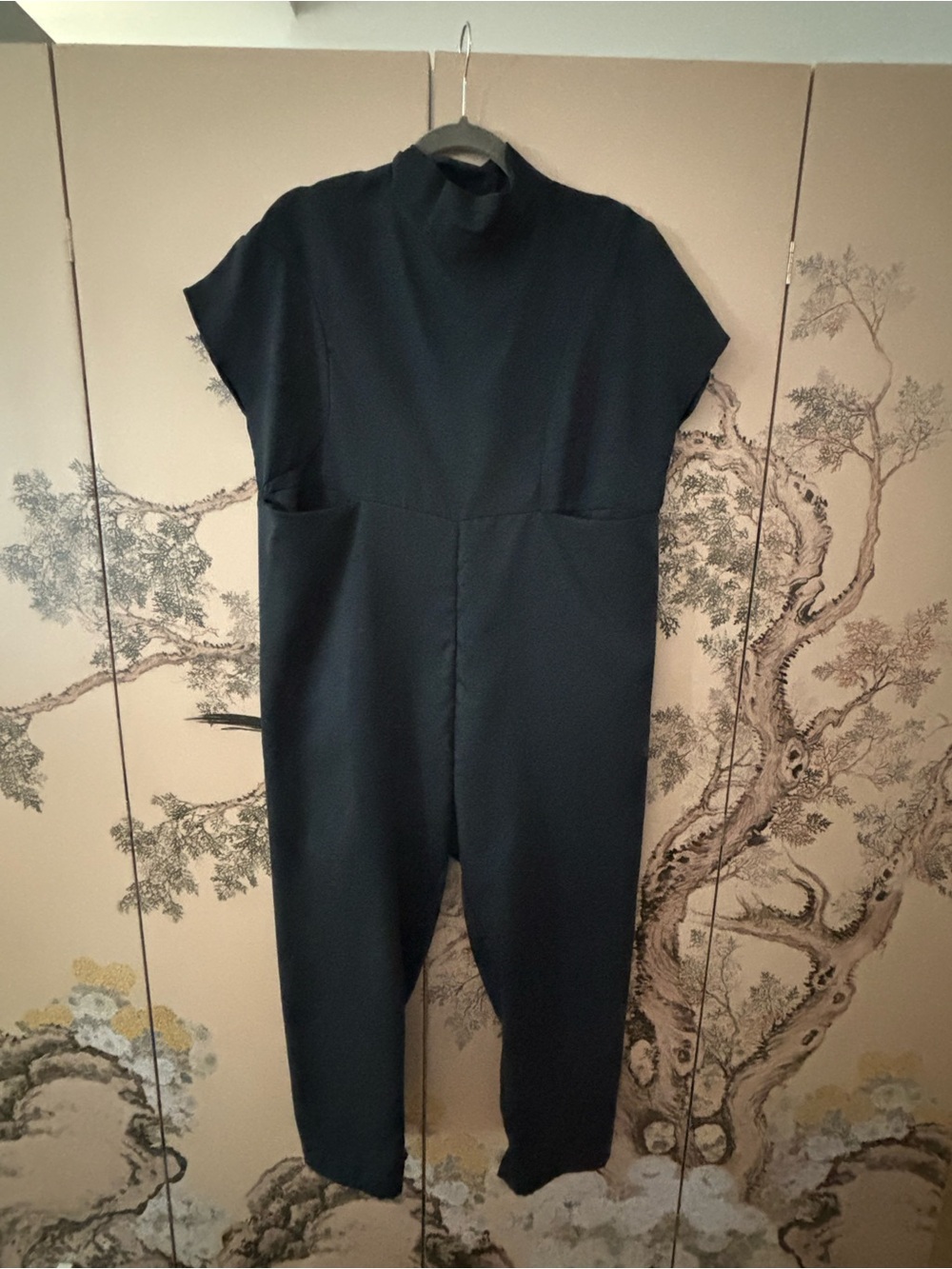 Dark green Women's Jumpsuit - Sleek Minimalist Design